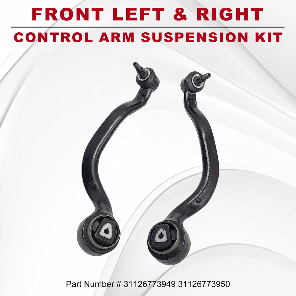 Set of 2 Front Lower Control Arms w/ Ball Joints for BMW X5 X6 (2008–2018)