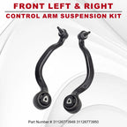 Set of 2 Front Lower Control Arms w/ Ball Joints for BMW X5 X6 (2008–2018)