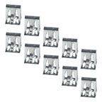 10Pcs Metal Retainer Clip for Universal Car Dashboards DVD/CD Panel Plate