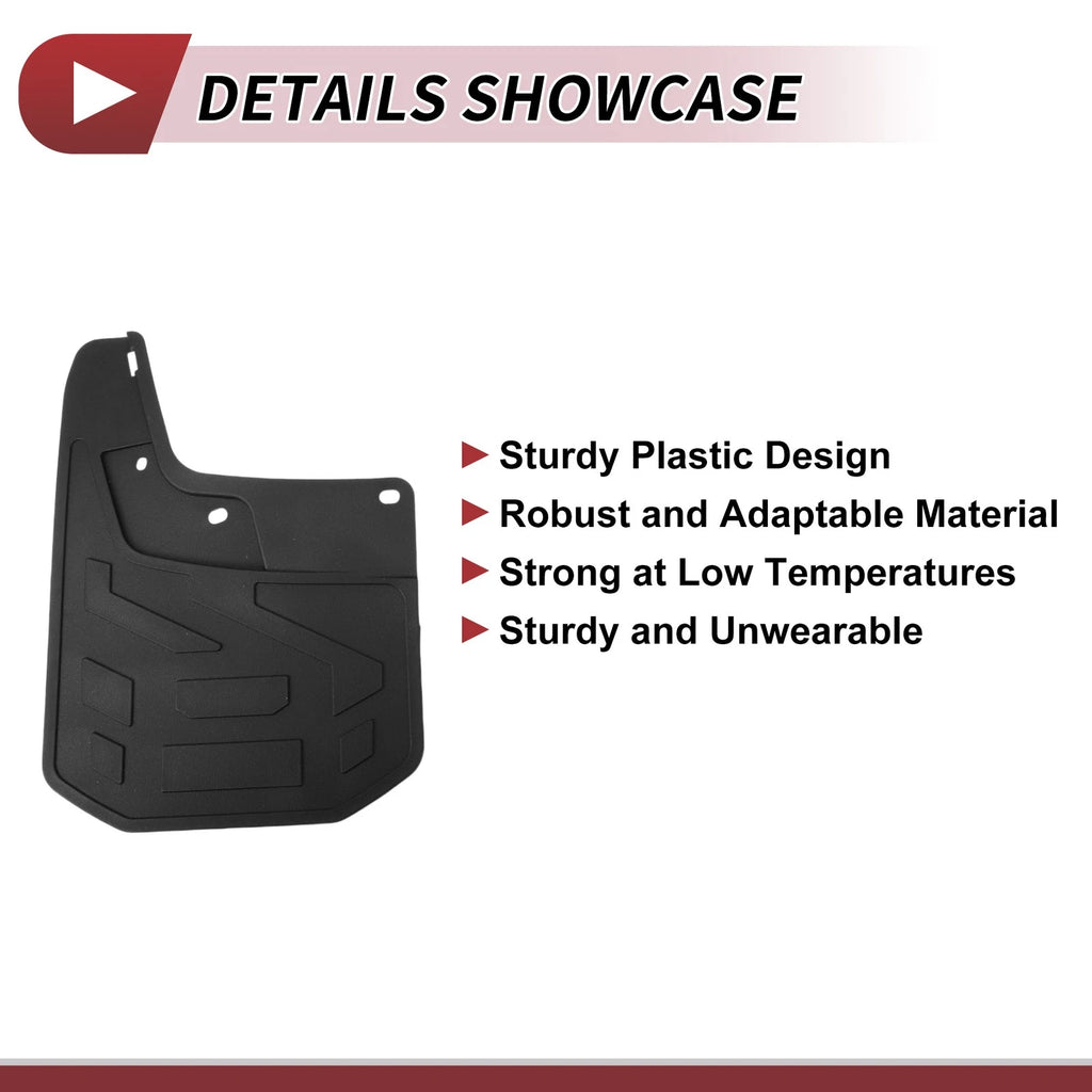 Set of 4 Mud Flaps Splash Guards for Chevrolet Colorado (2023–2024)