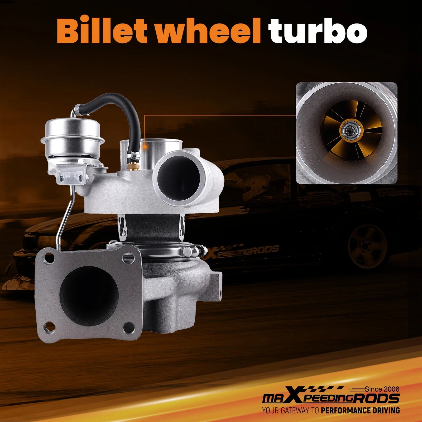 Billet Turbocharger for Toyota Coaster Land Cruiser 4.2L D (1HD-T, 17201-17010)