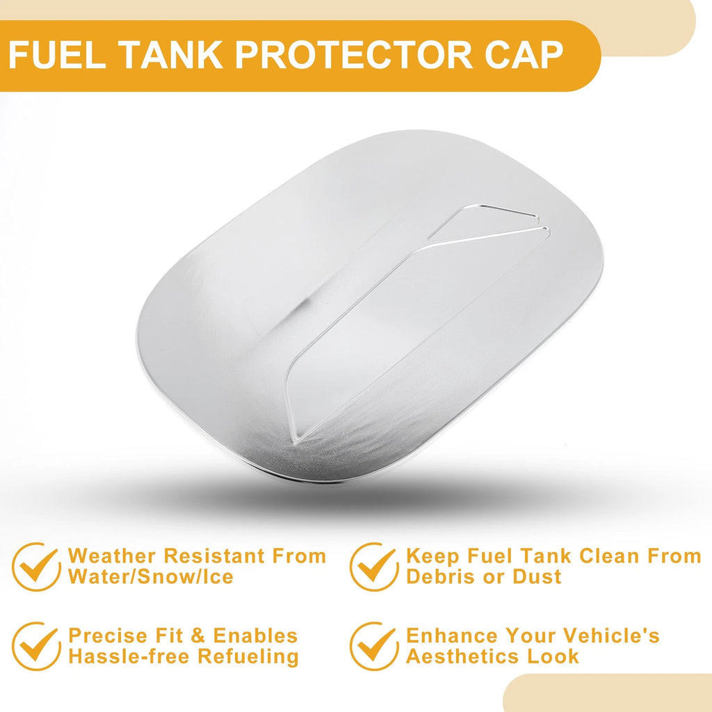 Fuel Tank Door Cap for Mazda CX-5 (2017–2025) Chrome Silver Tone