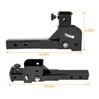 2" Trailer Hitch Mount Shank Tow Adapter for Cargo Carrier (500LBS)