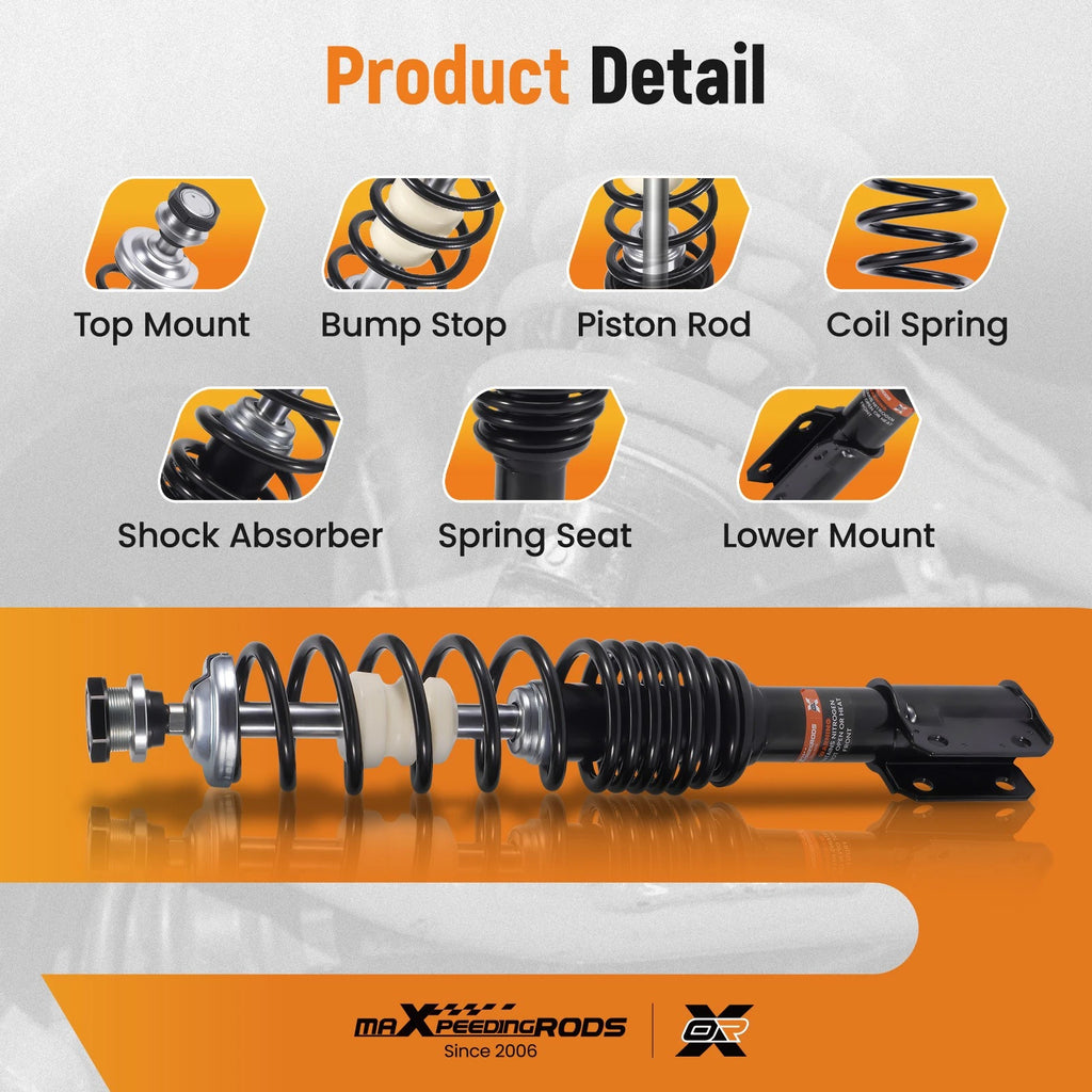 Front Gas Shock Strut Absorbers for Can-Am Outlander 500 HO (2007–2009)