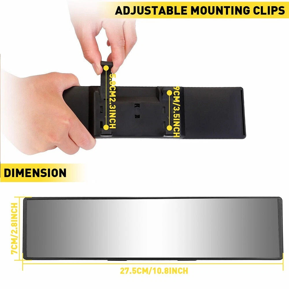 Wide Angle Rear View Mirror for Car Interior