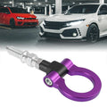 Purple Aluminum Tow Hook Towing Eye Front Bumper for BMW 325i 335i
