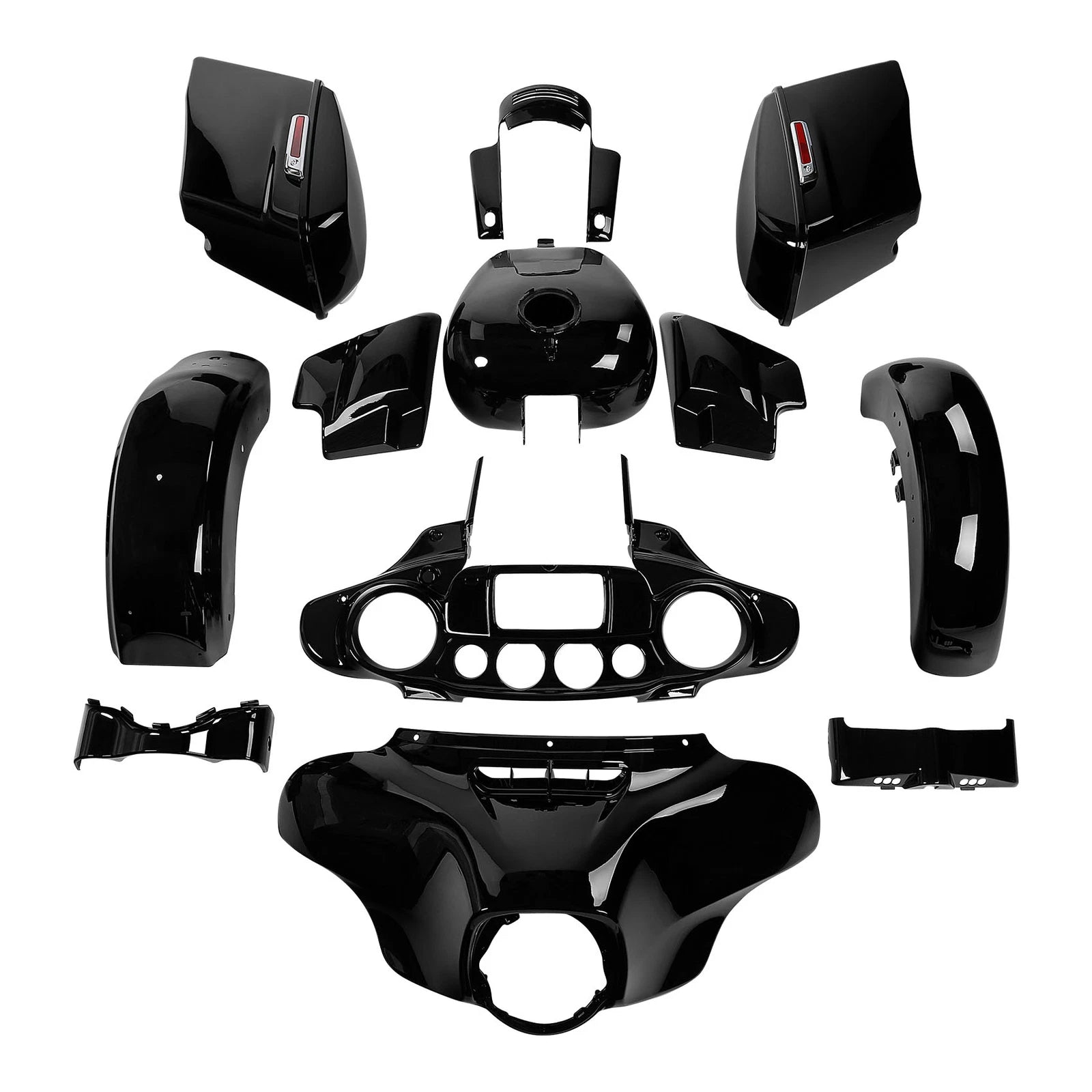 Fairings Body Paint Set for Harley Street Glide Special (2014–2023) Vivid Black