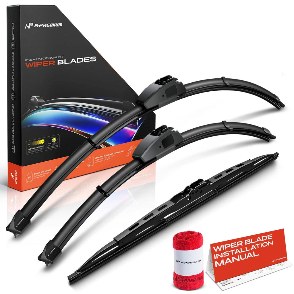 3Pcs Windshield Wiper Blades for Toyota Sienna (2004-2010)