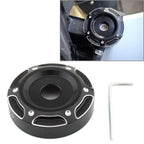 CNC Radiator Cap for Harley X350 (Black & Silver)