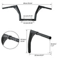 1 1/4" Fat 10" Rise Handlebar for Harley FLST FXST Sportster XL883 1200