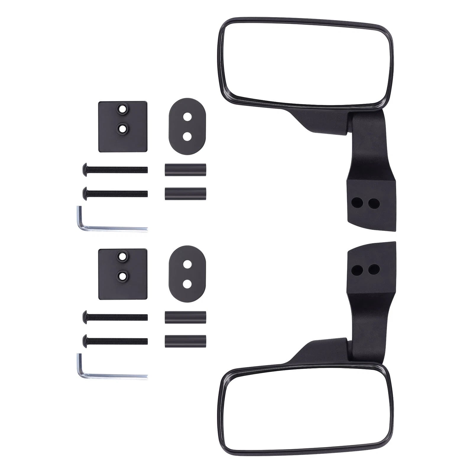 Door Mounted Rear View Side Mirrors for Polaris Ranger 1000 XP (2018–2025) 2889241