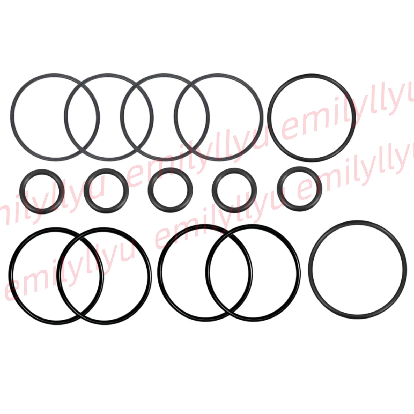 Oil Pump O-rings Set of 3 for Suzuki DF DR 125 200 (09280-54001, 09280-60005, 09280-13004)