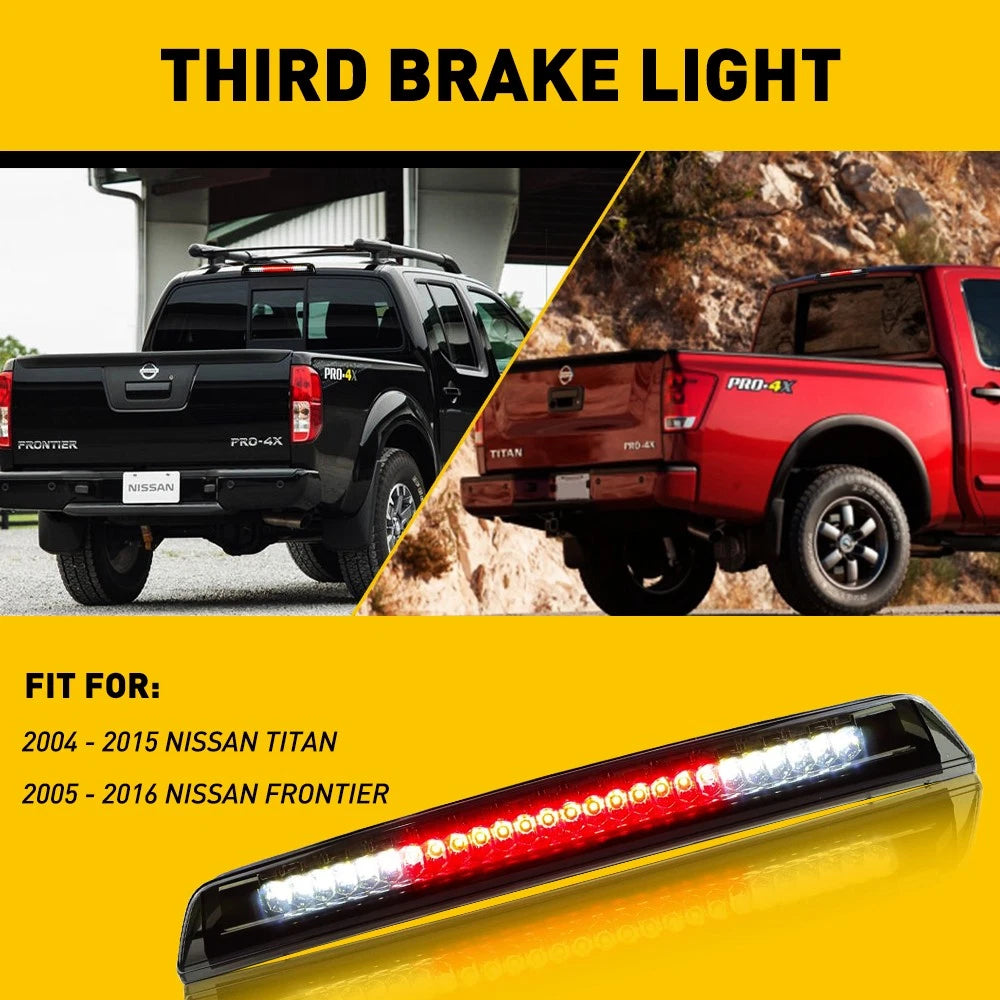 LED Third Brake Lights for Nissan Titan/Frontier (2004â2015)