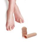 4 Pcs Silicone Large Foot Toe Bandage Tube Protector for Pain Relief