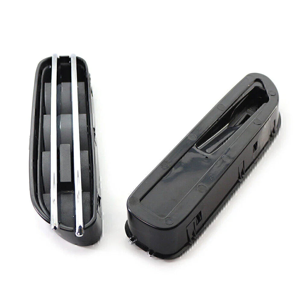 1 Pair ABS Side Fender Air Flow Vents Grille for BMW 5 Series (1996-2010)