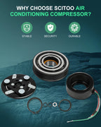 A/C Compressor Clutch Kit for Honda Civic (2002–2005) CO 10541AC 1.7L