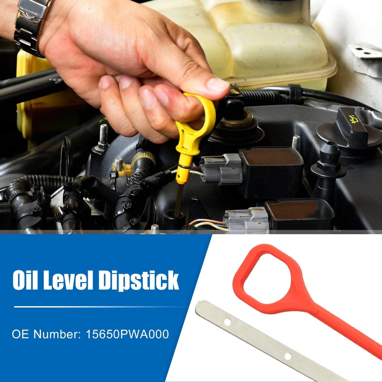 Engine Oil Fluid Level Dipstick for Honda Fit (2007–2020) No. 15650PWA000