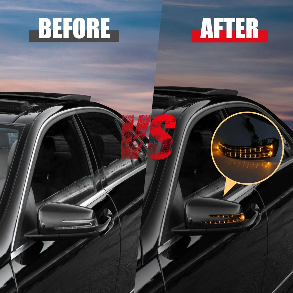 Right Side Mirror Turn Signal Indicator Light for Mercedes Benz W204 C204 W212 (2007–2015)