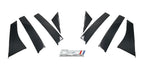 Carbon Fiber Adhesive Pillar Post Covers Replacement for Ford Focus ST 2012–2018 & RS 2016–2018