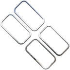 Luxury FX Stainless Steel Door Handle Trim 4pc for Hummer H2 (2003–2007)