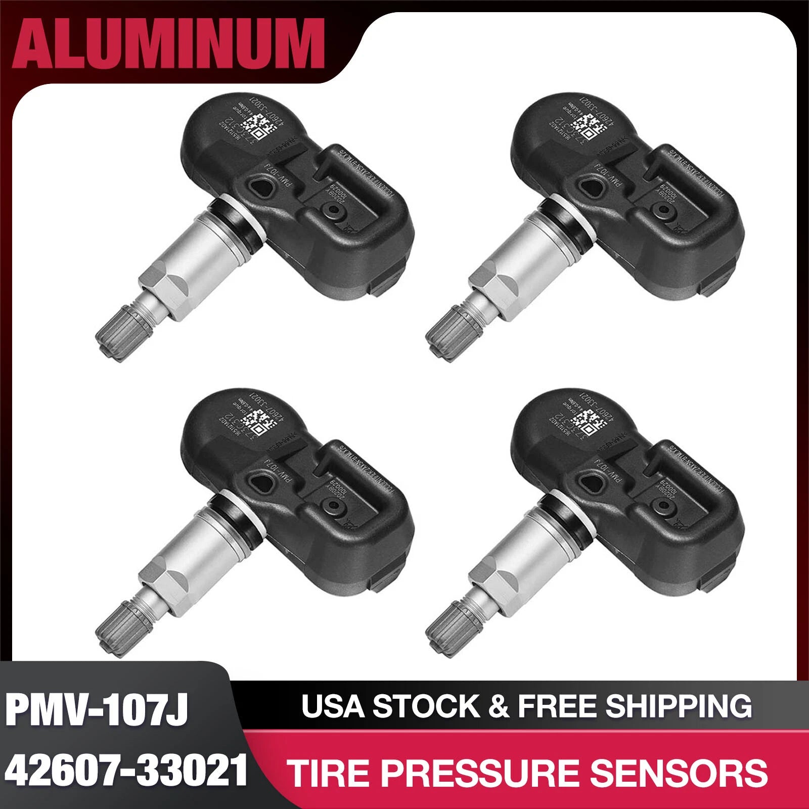 4PCS TPMS OEM for Toyota Tacoma (2006–2015) 42607-33021 PMV-107J
