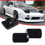2X Smoke Lens Front Position Parking Signal Lights for Nissan 240SX (1989–1994)
