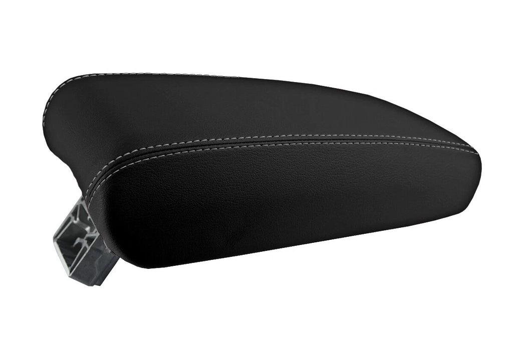 Armrest Cover for Audi A6 (2012–2018) Leather Gray Stitch