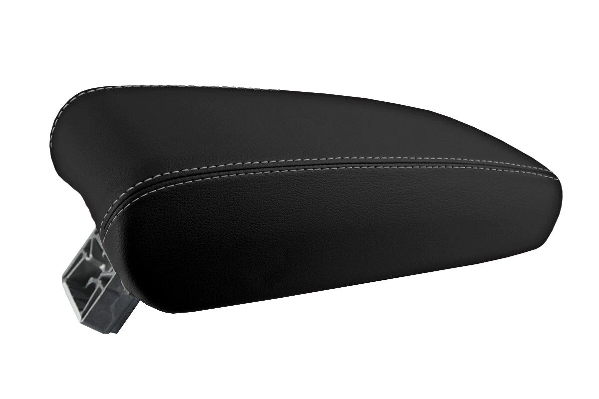 Armrest Cover for Audi A6 (2012–2018) Leather Gray Stitch