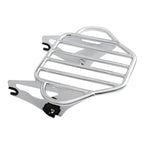 Chrome Two Up Luggage Rack Docking Kit for Harley Touring Road King (2009–2013)