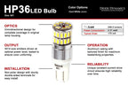 LED Reverse Backup Light Bulbs Cool White 6000K for Diode Dynamics HP36