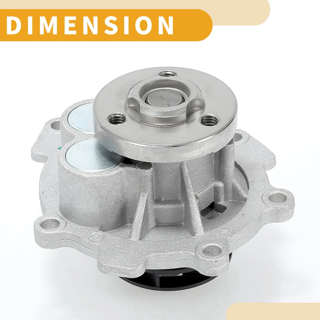Water Pump with Gasket for Chevrolet Aveo (2009–2011) I4 1.6L DOHC No.1334142