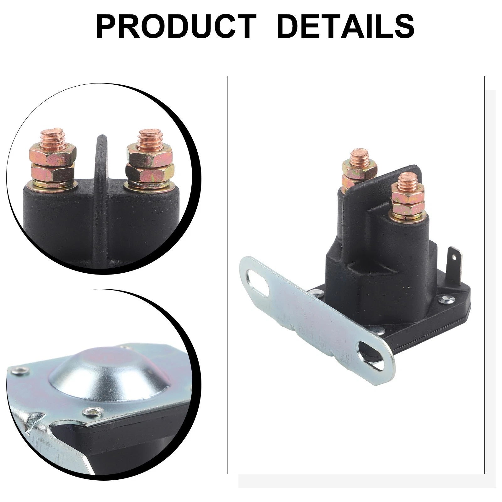 Starter Solenoid for Hustler Lawn Mower (Part Replacement)