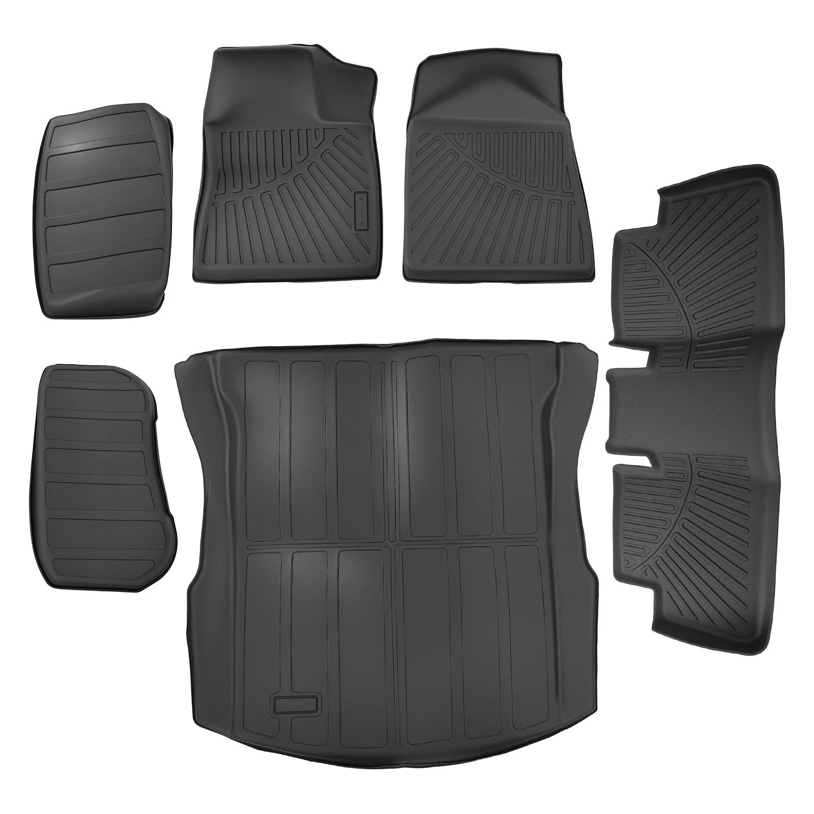 TPE Floor Mats for Tesla Model 3 (2024–2025) All-Weather Waterproof