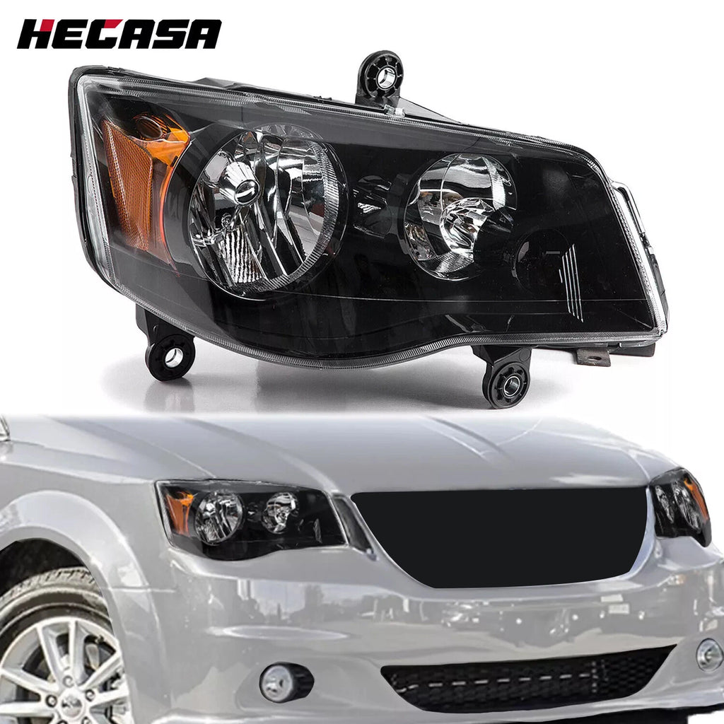 Right Headlight for Chrysler Town & Country (2008–2016) & Dodge Grand Caravan (2011–2020)