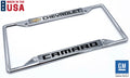 License Plate Frame Gold Bowtie Emblem Replacement for Chevy Camaro (2010–2024)