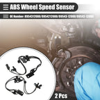 Set of 2 ABS Wheel Speed Sensors for Toyota Prius V (2012–2015) No. 89543-12080