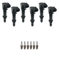 Set of 6 Ignition Coils & Spark Plugs for Ram 1500 3.7 V6 (2002–2008)