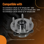 Front LH RH Wheel Hub Assembly for Chevrolet Cruze (2011–2016)