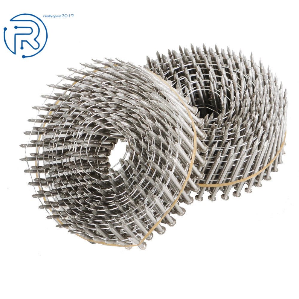 Set of 3600 Stainless Steel Ring Shank Siding Nails for Various Models
