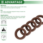 Set of 5 Oil Seal FKM Rubber 32x45x10mm High Pressure