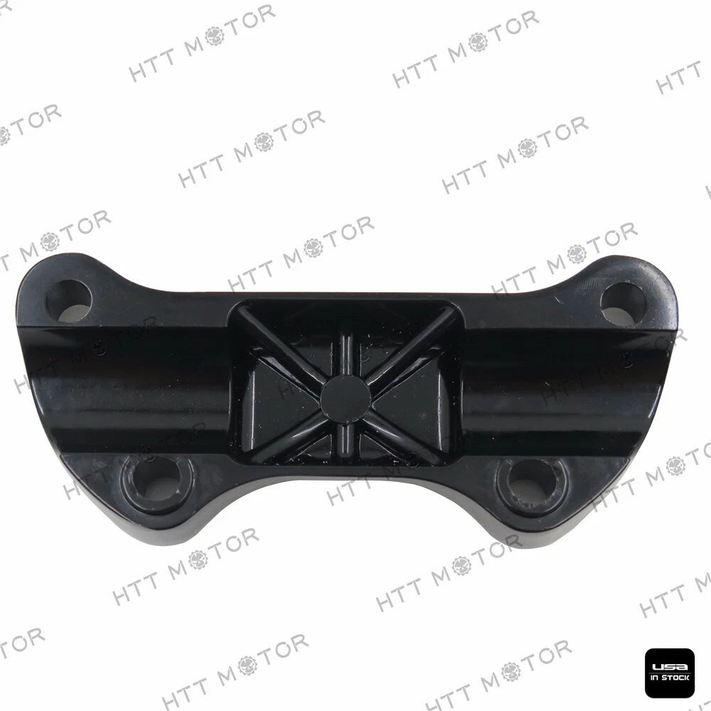 Black Skull Handlebar Clamp for Harley XL FX FXR Dyna Softail (1974–2006)