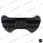 Black Skull Handlebar Clamp for Harley XL FX FXR Dyna Softail (1974–2006)
