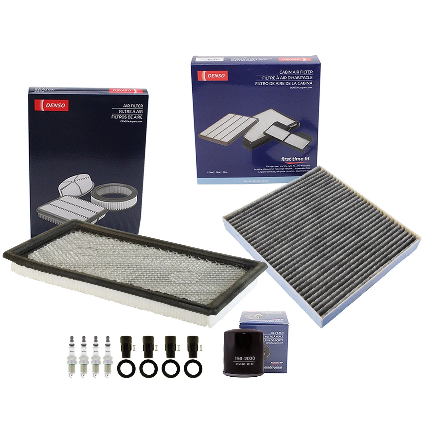 Tune Up Kit with NGK Spark Plug Boots for Dodge Caliber, Compass, Patriot (2007–2017)