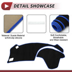 Dashboard Cover Mat for Honda S660 (2015–2023) Sun Protector Black Blue