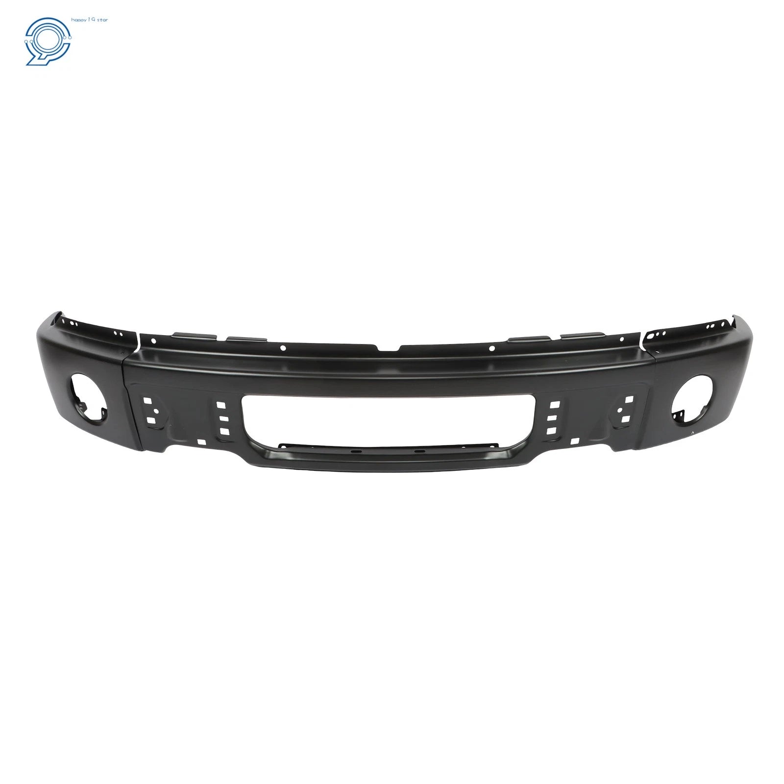 Front Bumper for Ford F150 (2009–2015) with Fog Light Hole, Black Steel