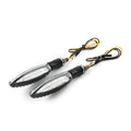 LED Turn Signal Indicators  Amber Lamps for Universal Motorcycle