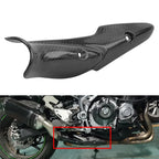 Heat Shield Exhaust Cover Guard for Kawasaki Z900 (2017–2019) Carbon Fiber