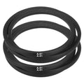 Set of 2 A614L630 61 Inch Rubber V Belts for Industrial Power Transmission