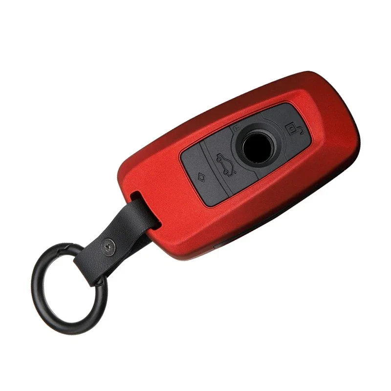 3 Button Key Fob Cover Protector Red for BMW 1 3 4 5 6 7 Series