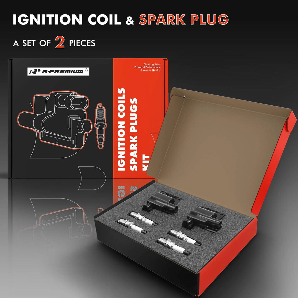Ignition Coil & Iridium Spark Plug for Toyota Camry RAV4 (1997-2001)